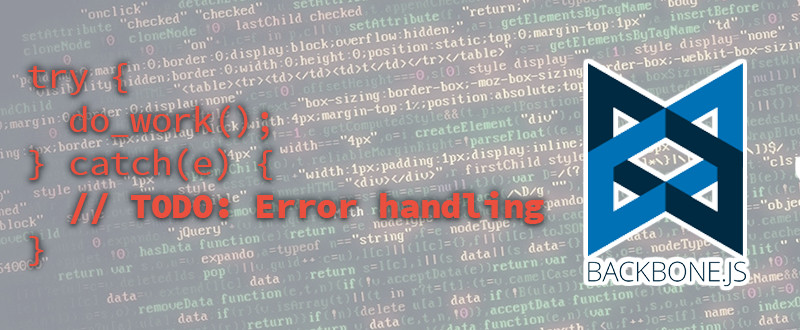 TODO: Error Handling in BackboneJS