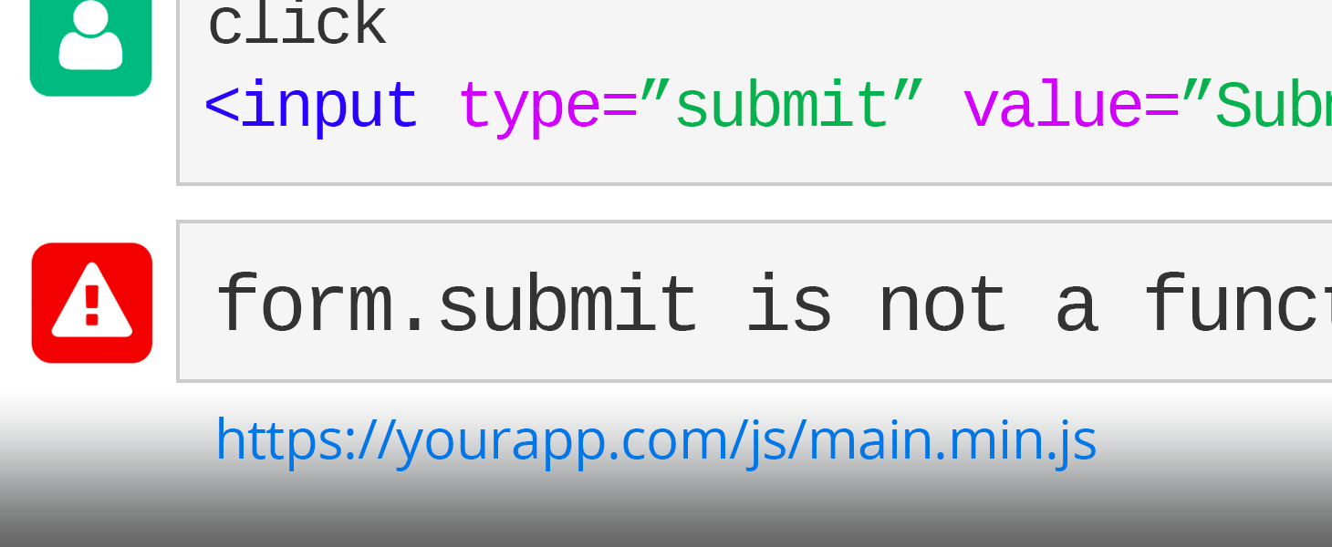 When Form Submit Is Not A Function Trackjs