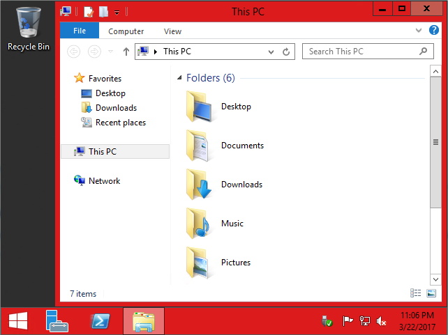 Windows UI Screenshot. The red, it burns.