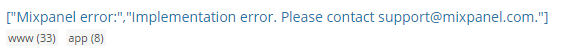 A long and ugly error message