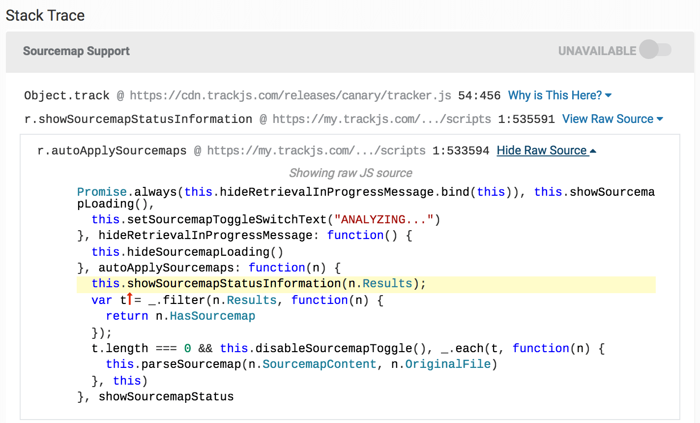 Prettified Inline Source Code